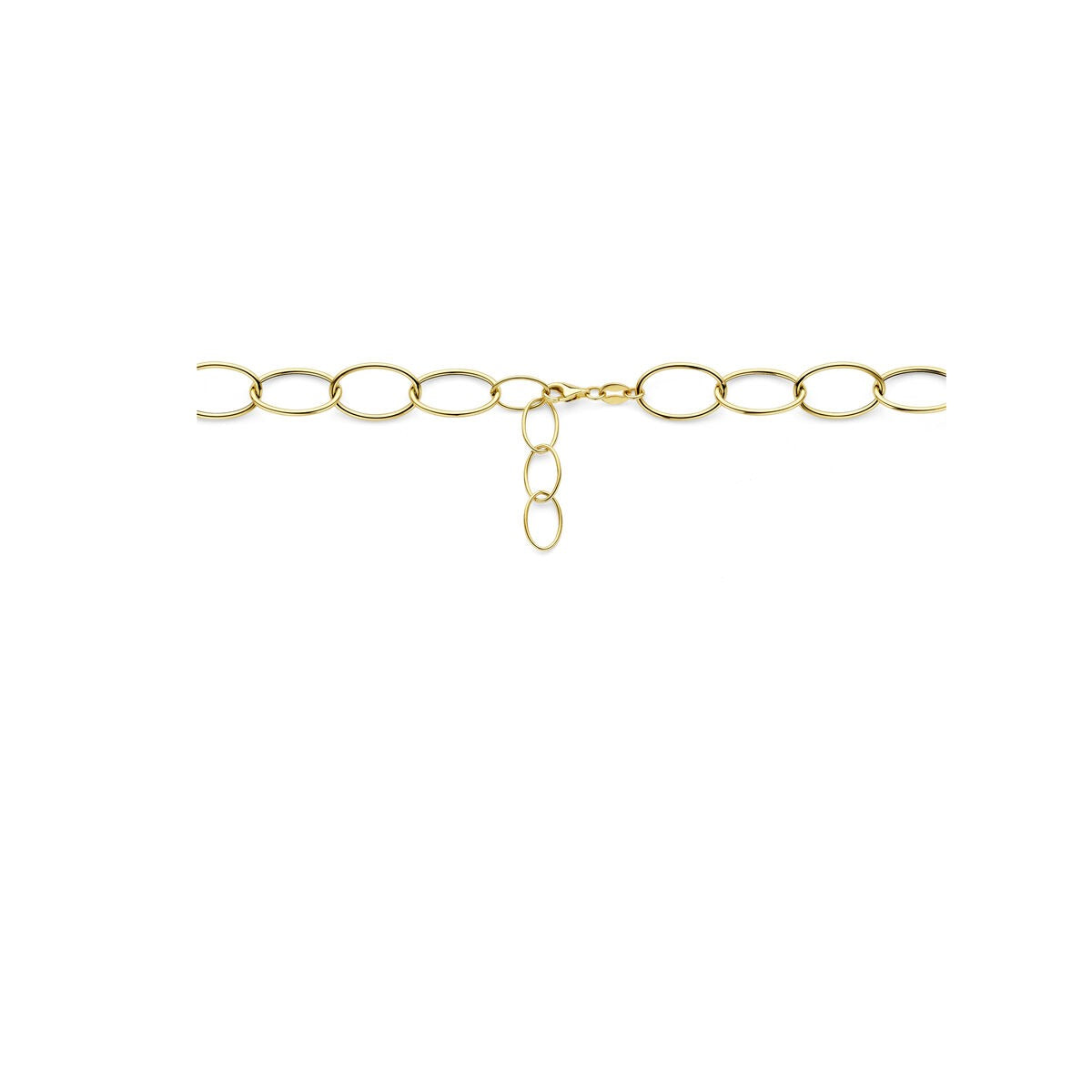 collier ancre en or jaune pour femme