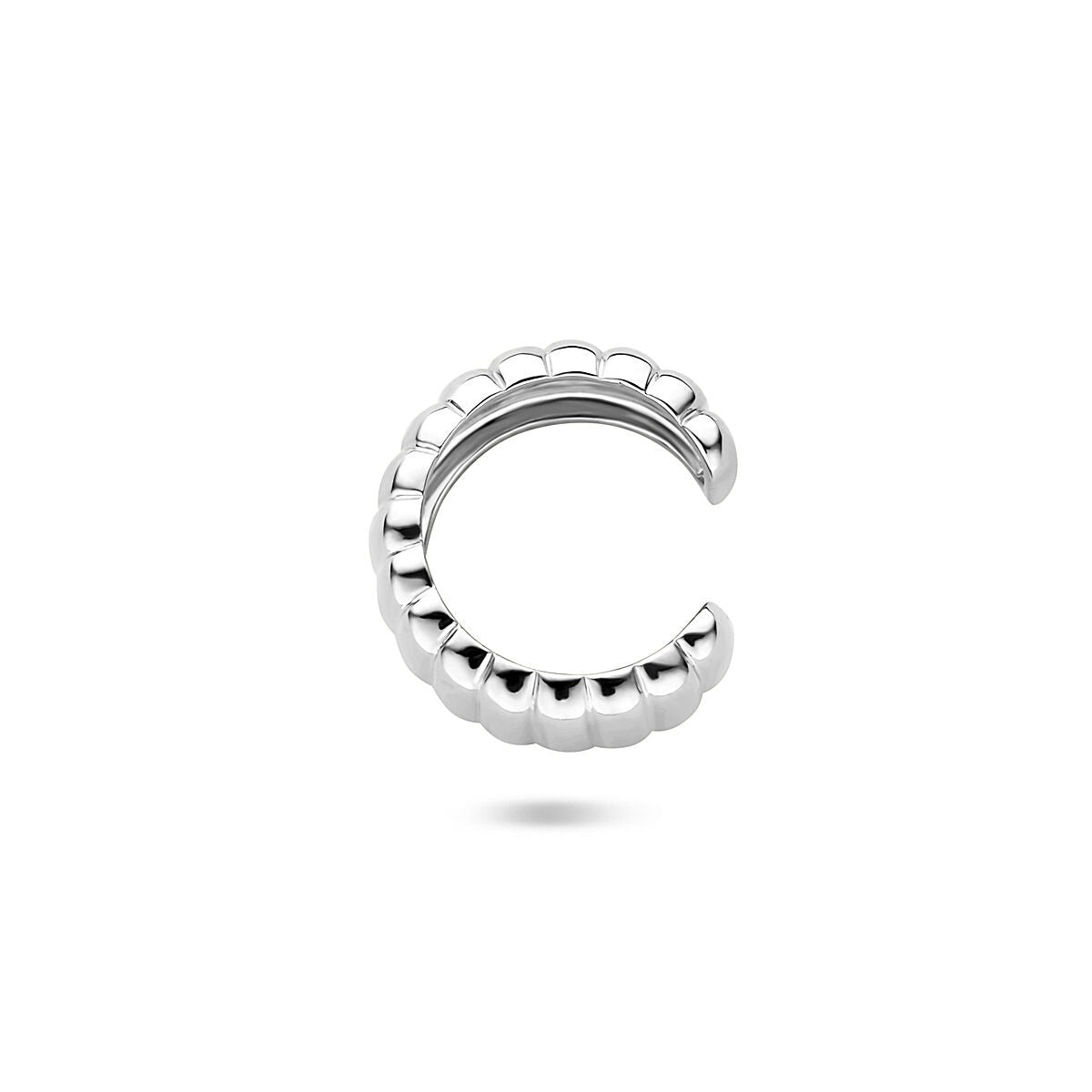 Ear cuff argent rhodié – à l'unité