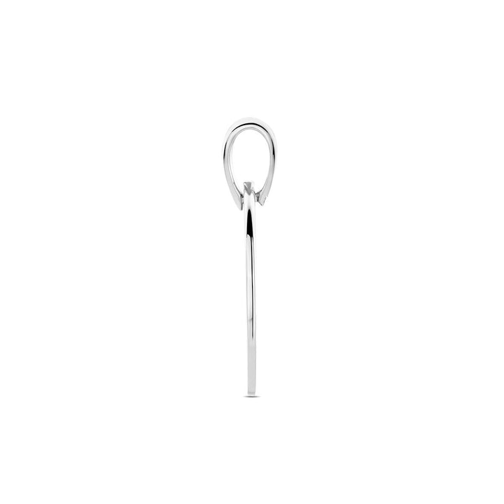 Gerhodineerd 925 zilveren graveerhanger