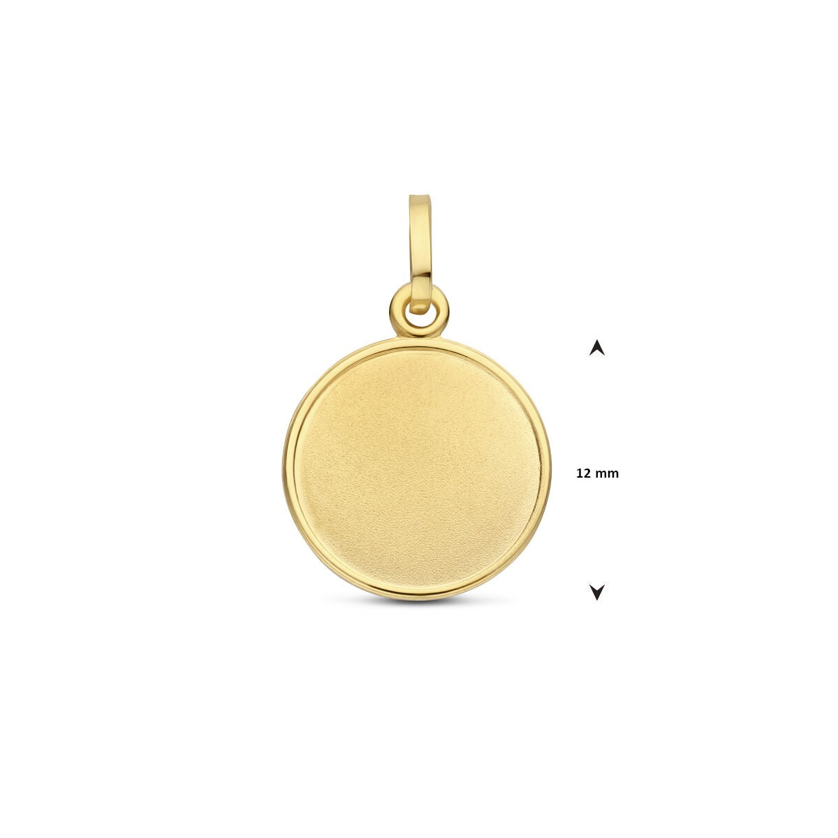 pendentif à graver en or jaune 14k – subtil et significatif