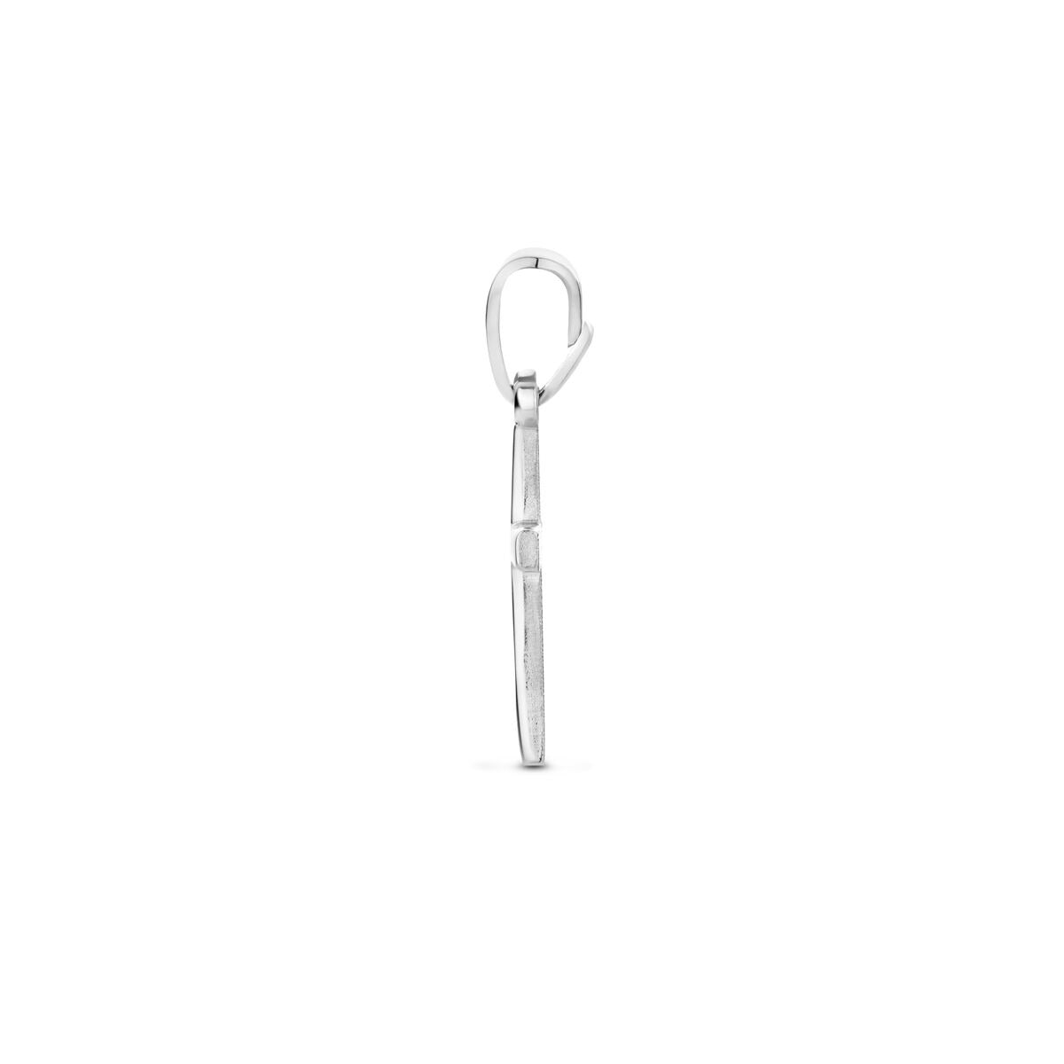 Pendentif croix en argent – rhodié argent 925