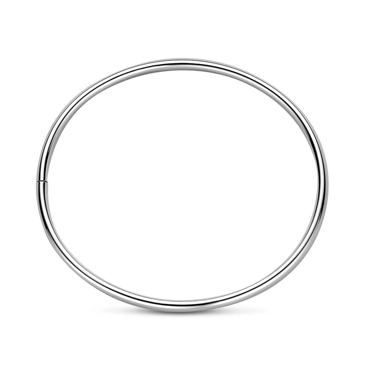 Gerhodineerde 925 zilveren bangle