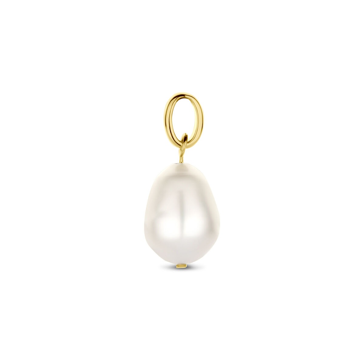 Pendentif plaqué or avec perle