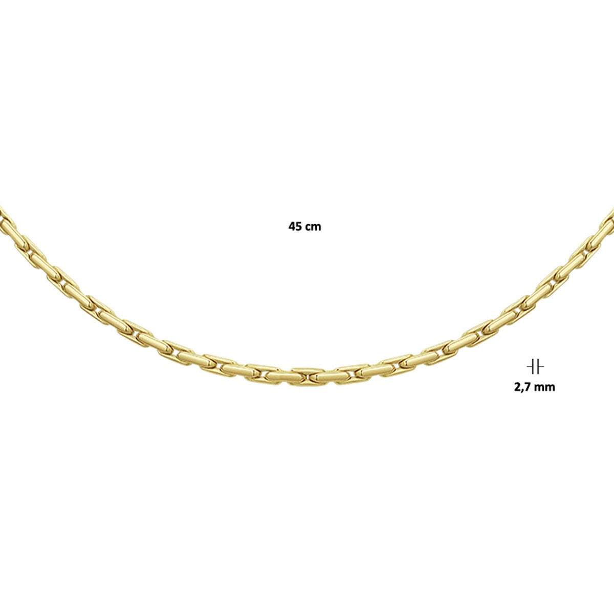 Collier en or jaune 9k Cardano