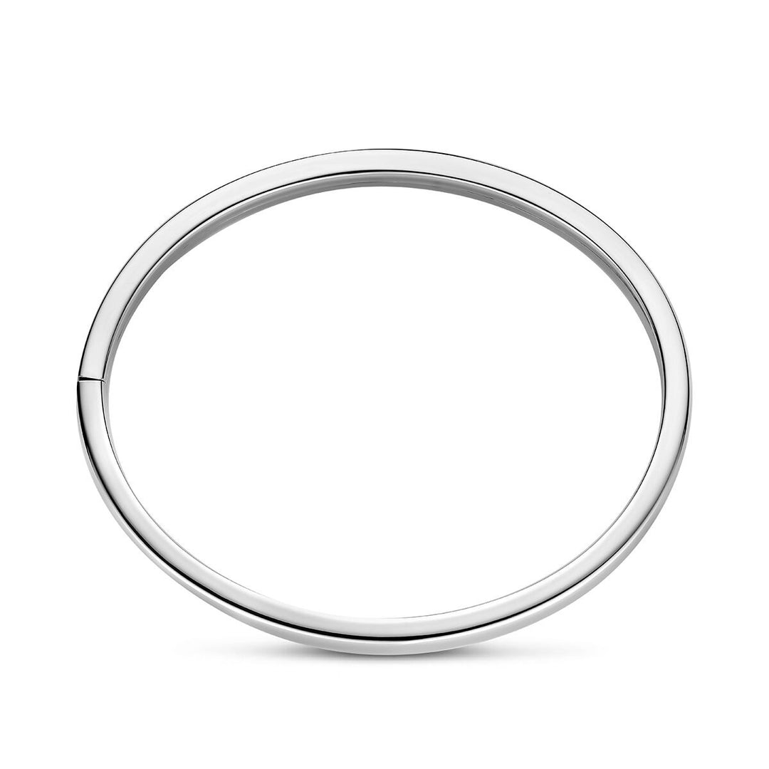 Gerhodineerde 925 zilveren bangle