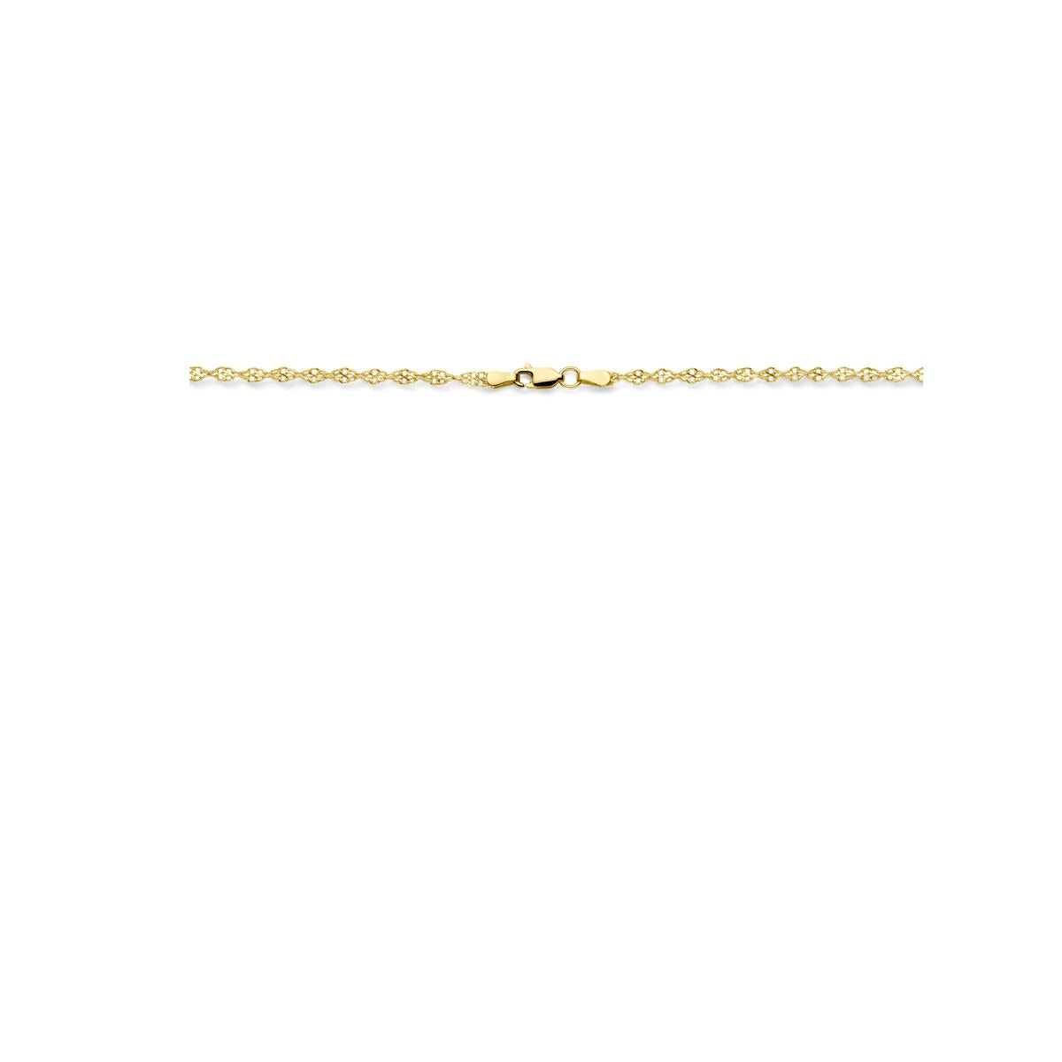 Collier en or avec noyau en argent – or jaune 14k & argent 925
