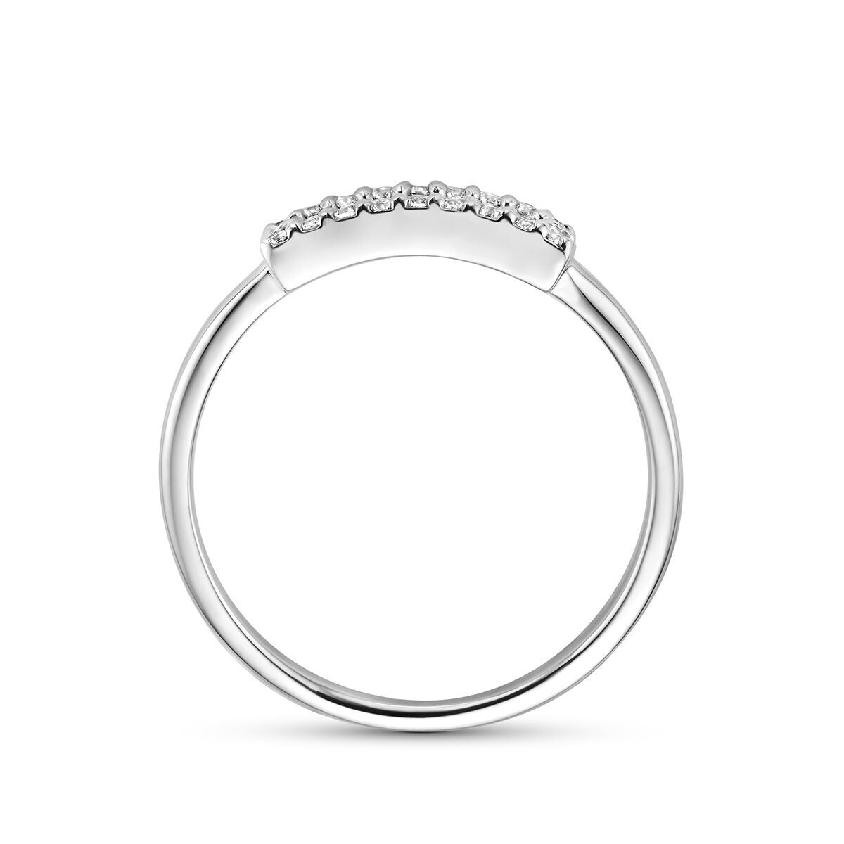 bague zircone argent rhodié
