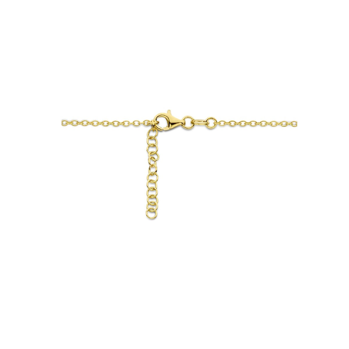 Collier doré avec cœur et symbole d'infini