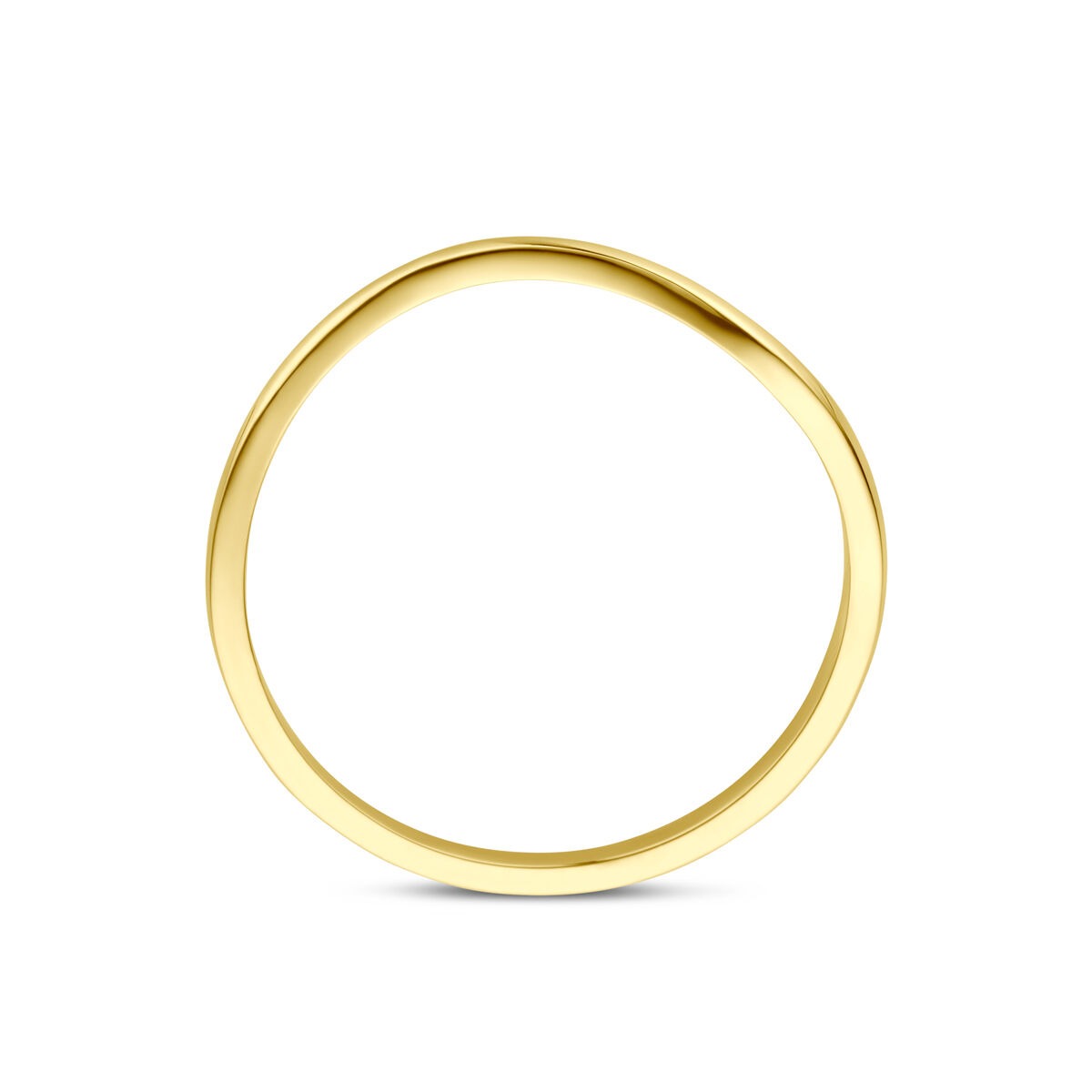 bague en or jaune 3 mm