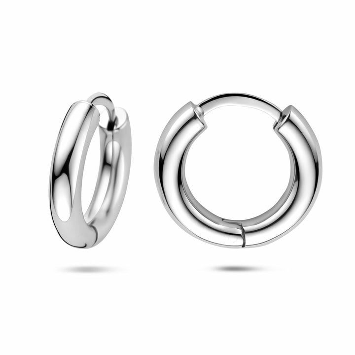 Zilveren oorringen gerhodineerd – 3,5 mm buisdikte