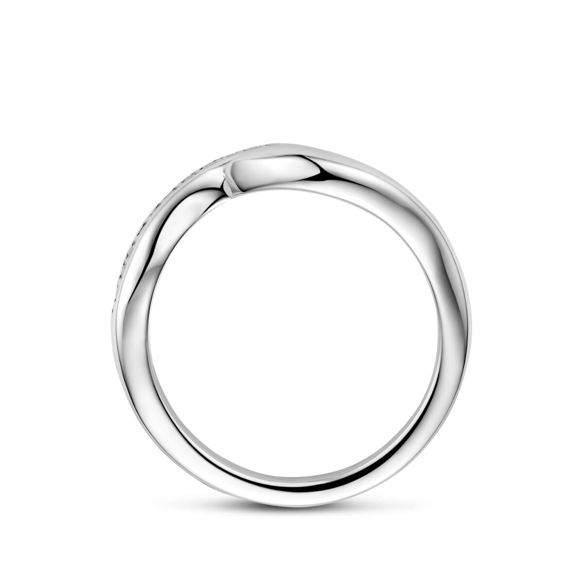 bague zircone argent rhodié