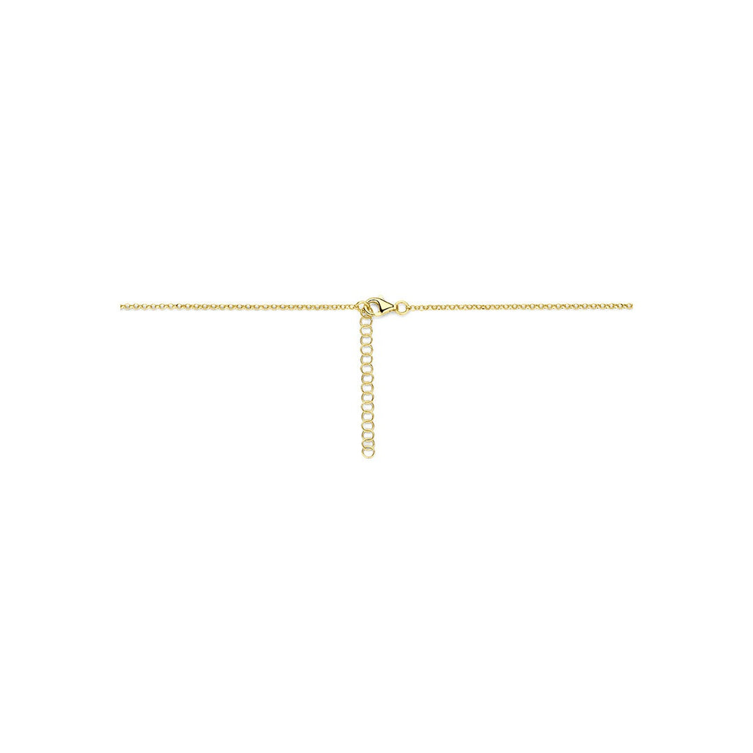 Verguld 925 zilveren collier