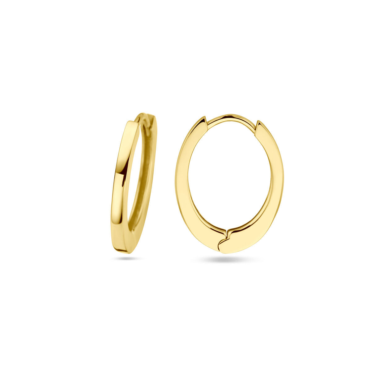 Créoles en or jaune 14k – 17 mm