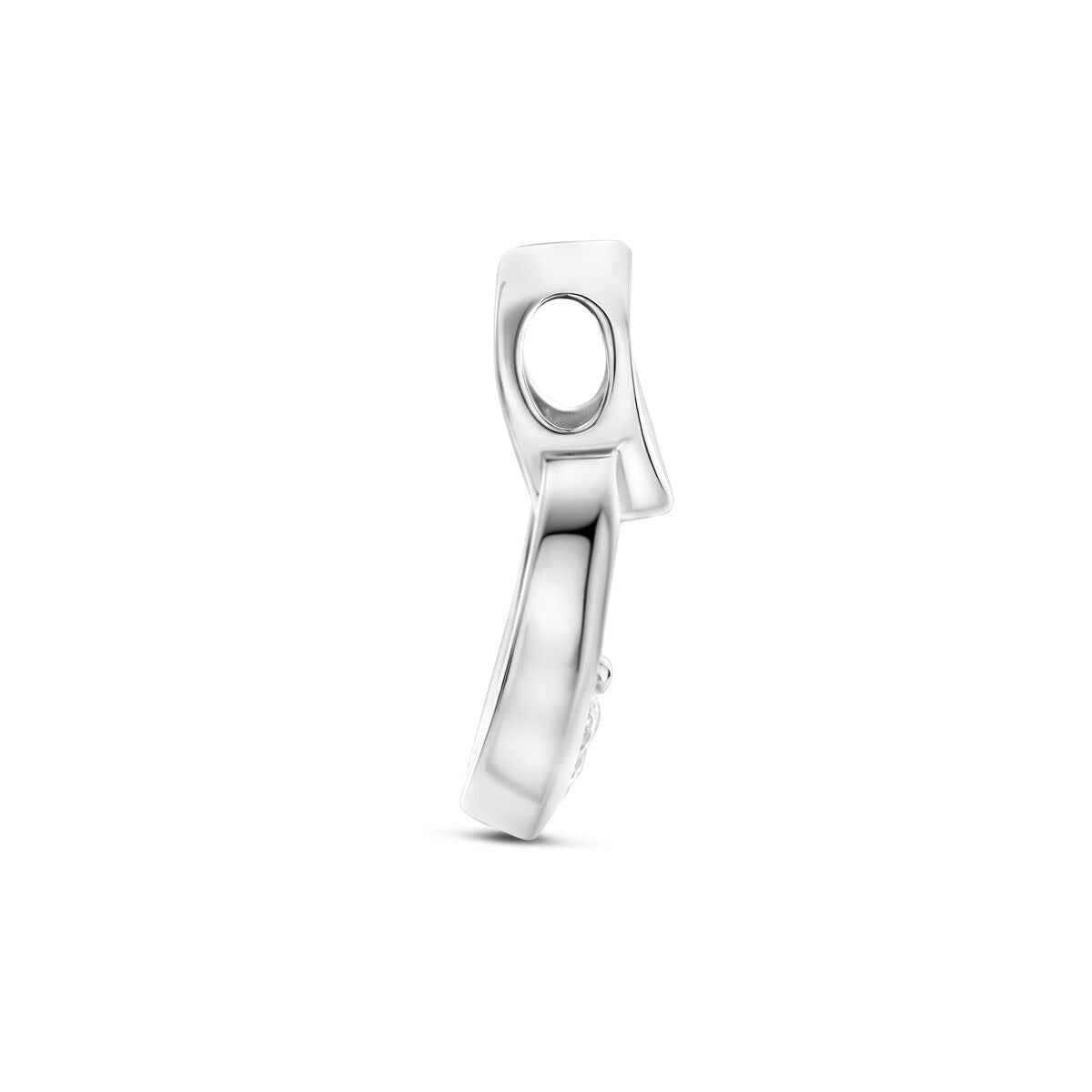 Pendentif en argent avec zircone – rhodié 925