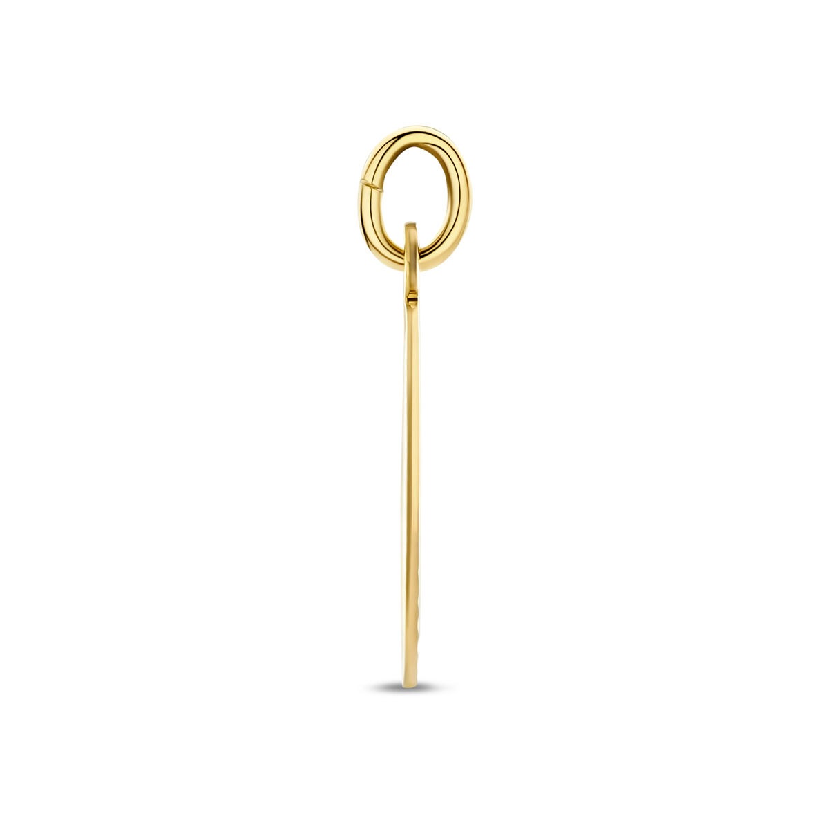pendentif rond en or jaune 9k pour enfant
