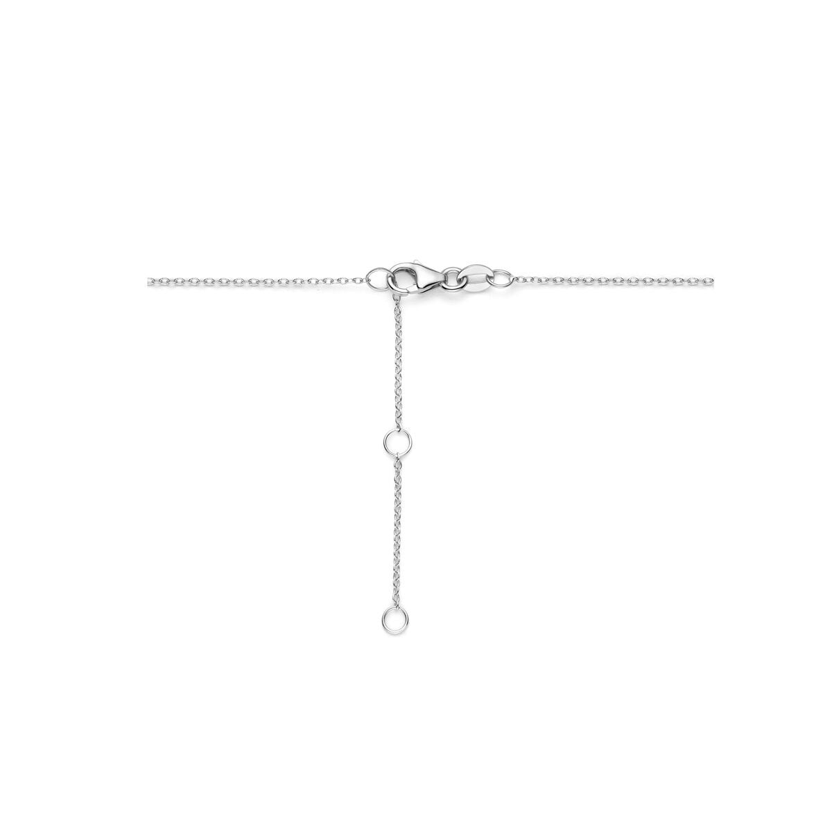 Collier en or blanc pour femme – collier 14k avec diamant