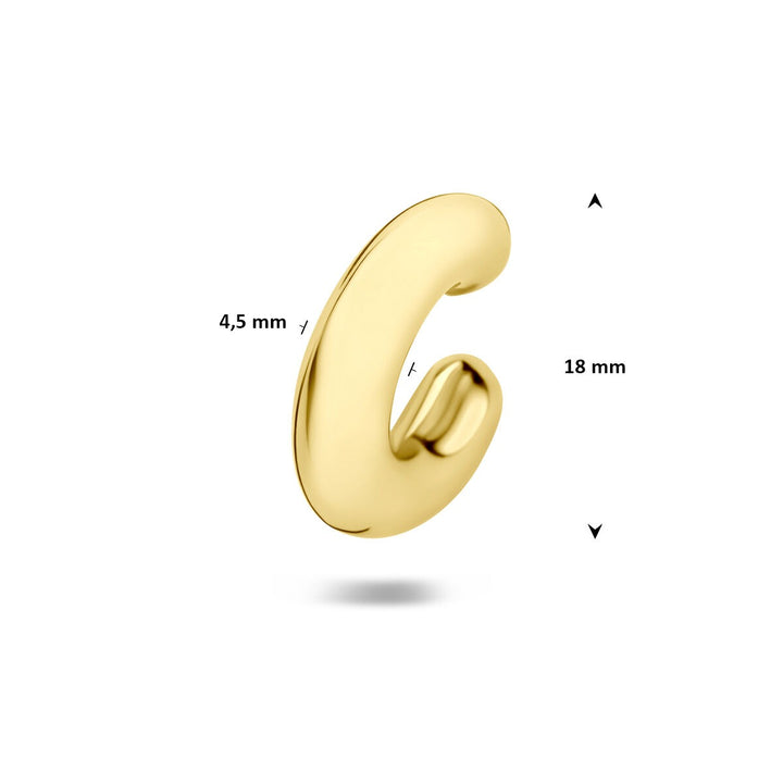 14k Geelgouden ear cuff