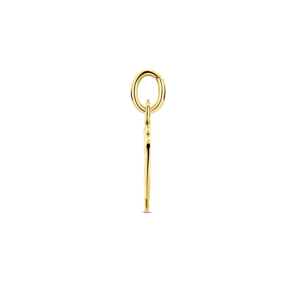 pendentif en or jaune 9k tête d'enfant