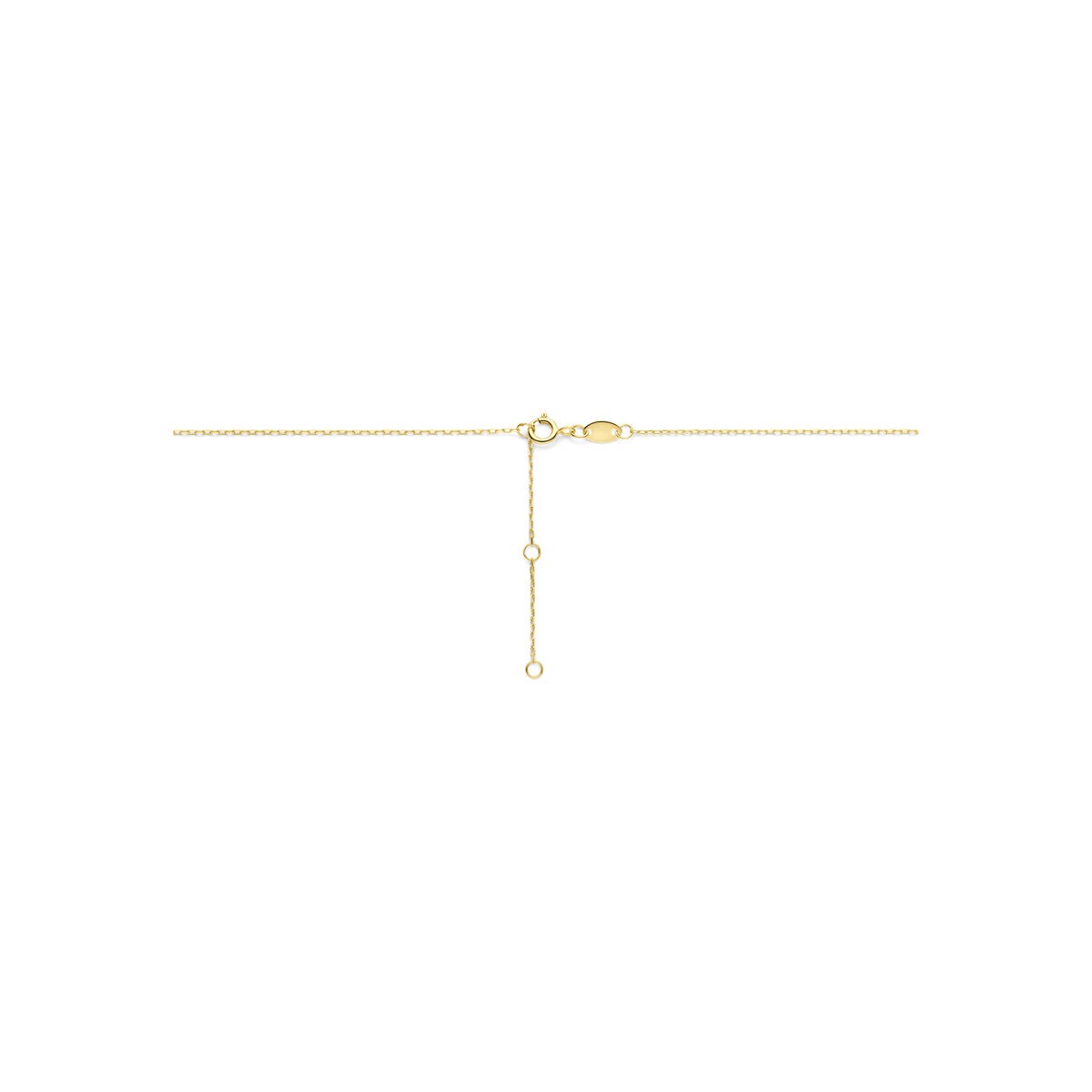 collier en or jaune 9k avec perle