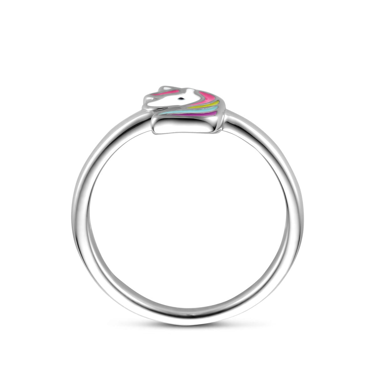 Bague pour enfant en argent avec licorne
