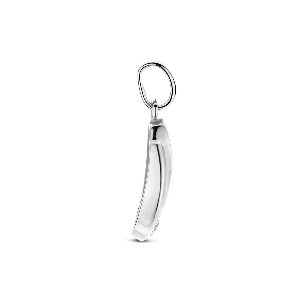 Pendentif en argent avec zircone – rhodié 925