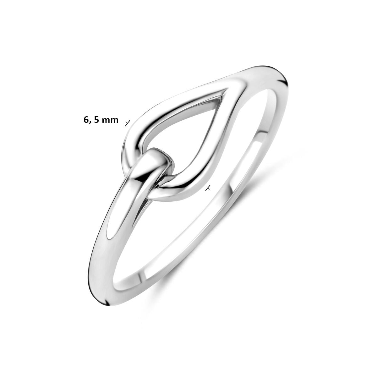 Bague pour femme en argent – Bague rhodiée