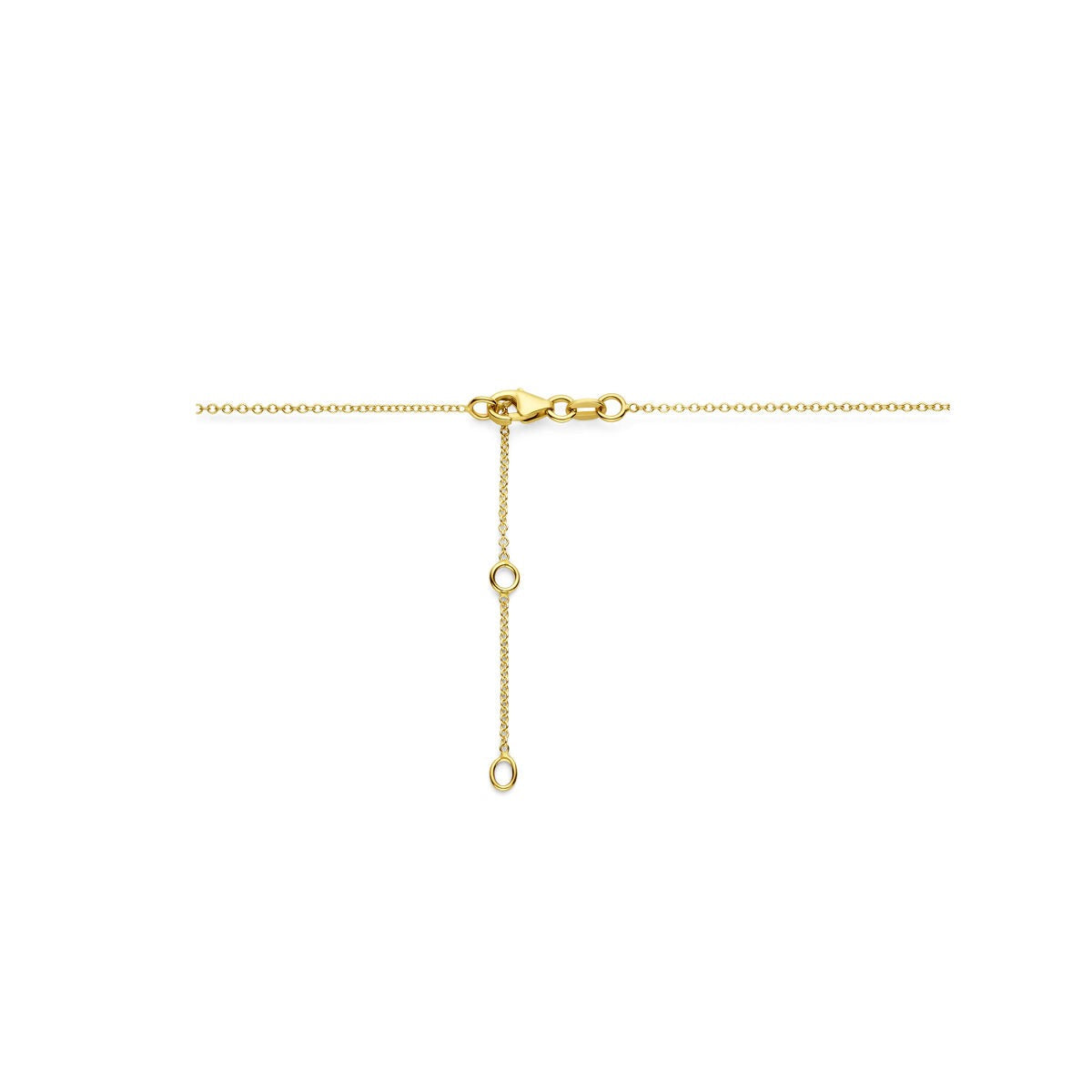 collier en or jaune avec pendentif élégant