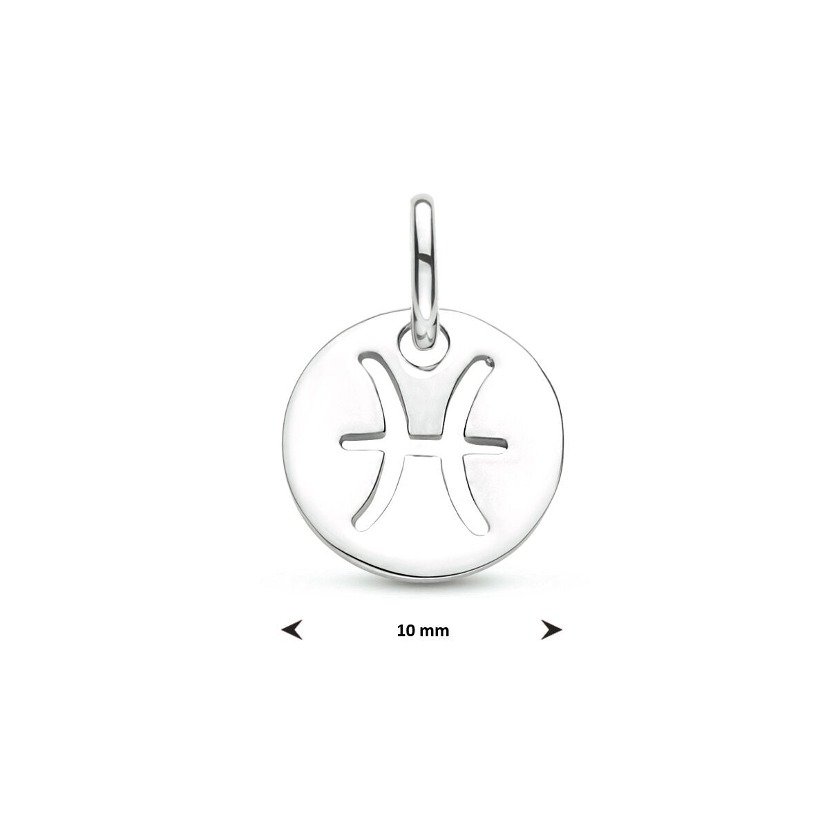 pendentif signe astrologique 13 mm argent rhodié