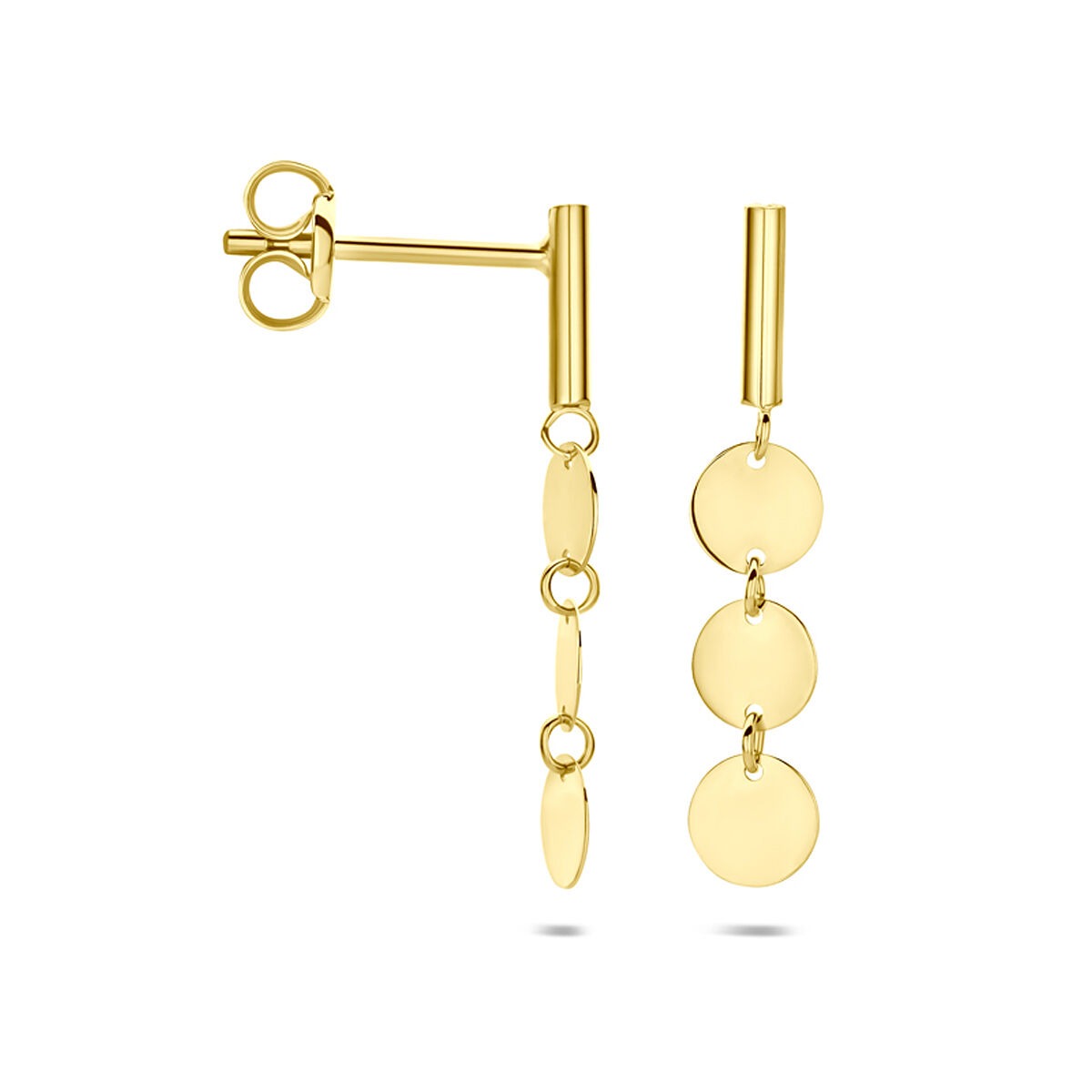 Boucles d'oreilles en or jaune 14k pour femme