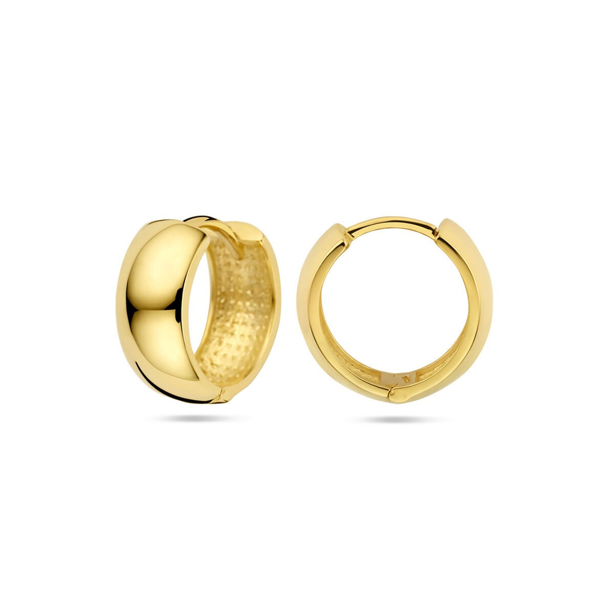 Créoles en or jaune 9k 13 x 5.5 mm