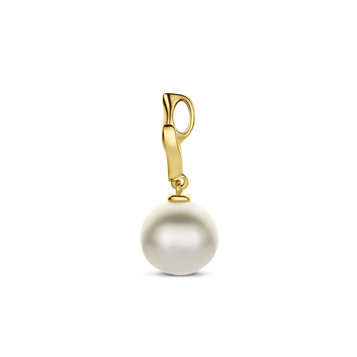 pendentif en or jaune avec perle