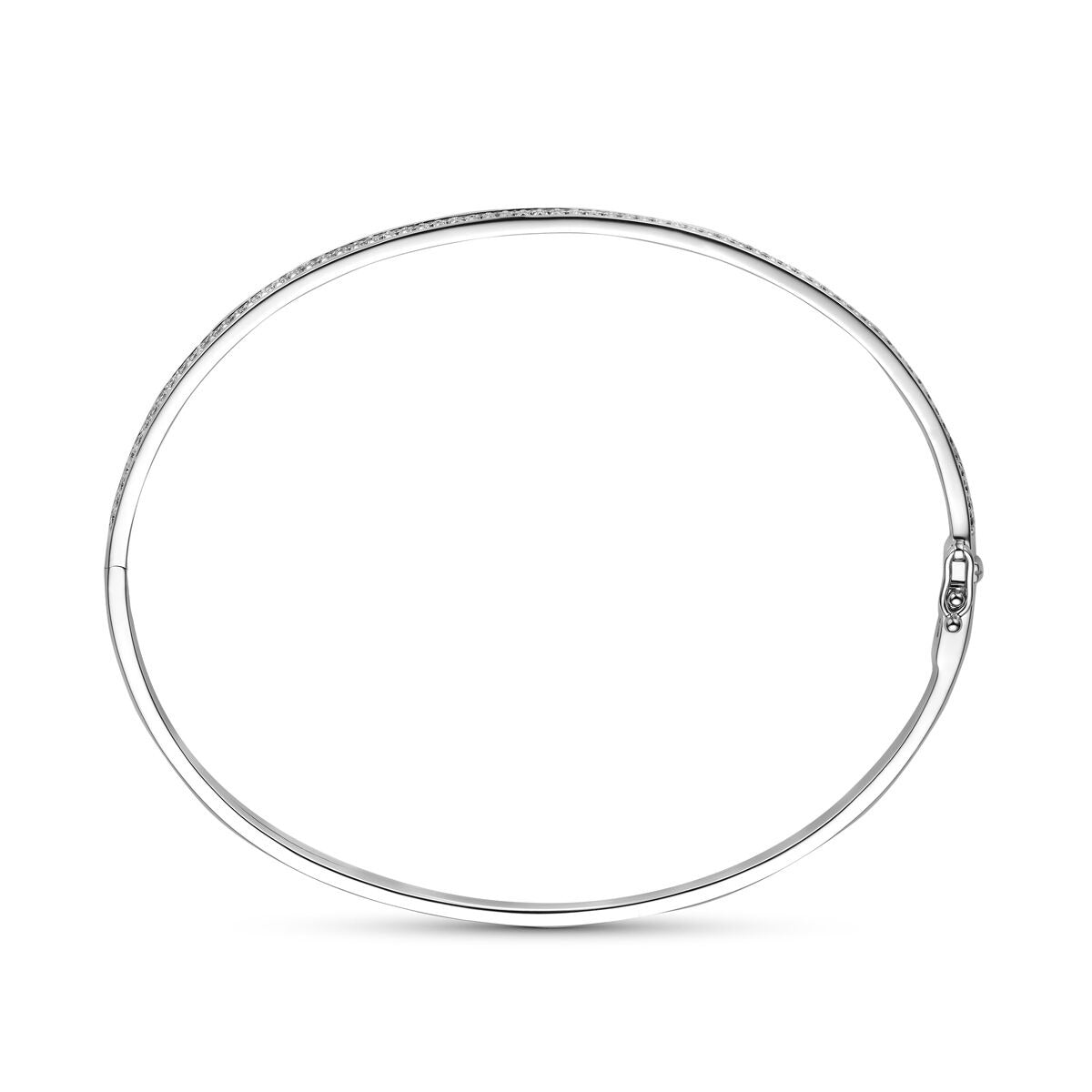 bangle en or bicolore avec diamant