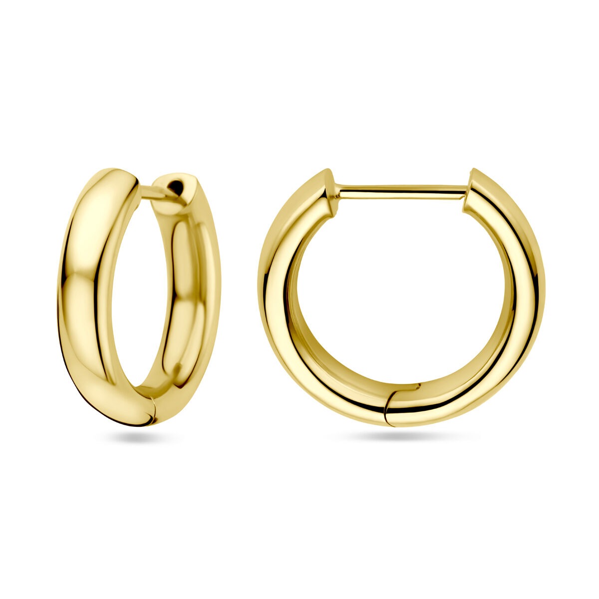 Créoles en or 14k pour femme – 19 mm