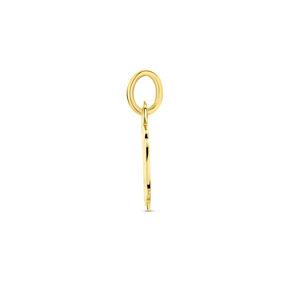 Pendentif en or jaune 9k tête d'enfant
