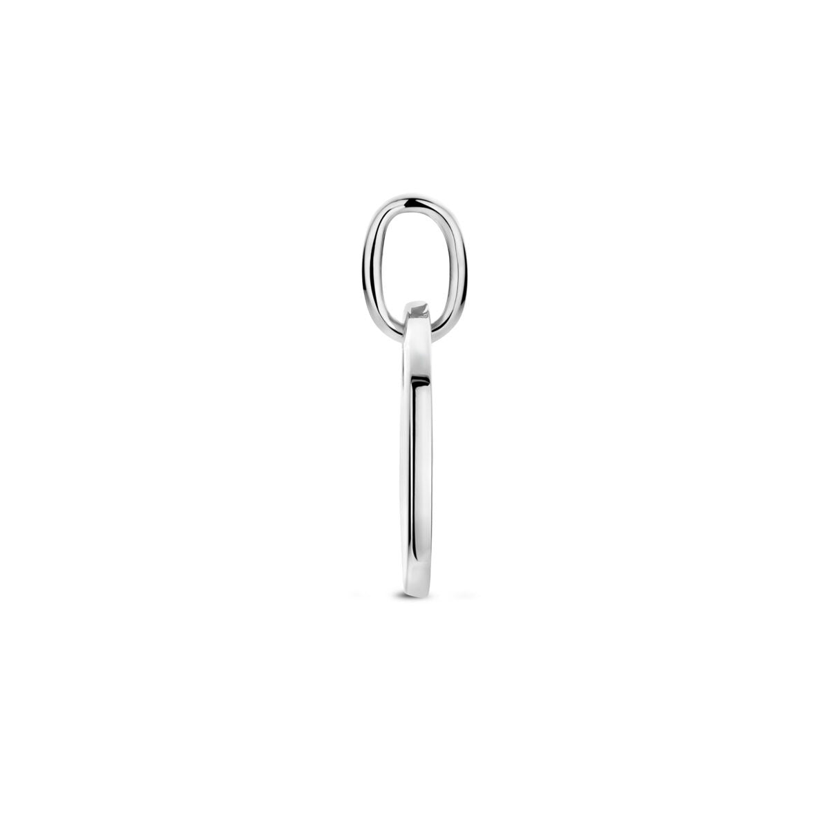 Pendentif en forme de cœur à graver – rhodié argent 925