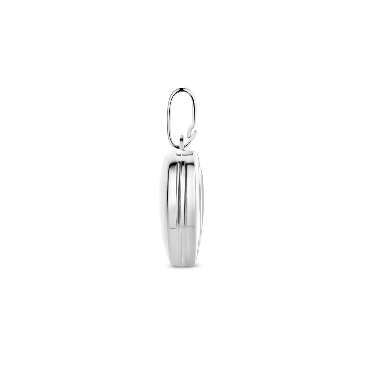 Médaillon en argent en forme de cœur – rhodié argent 925