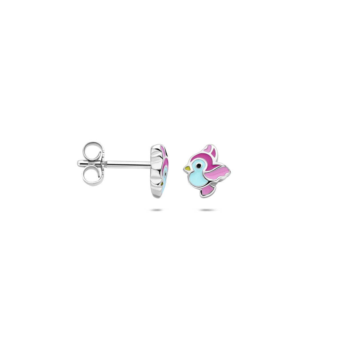 Puces d'oreilles pour enfant en argent - rhodié 925