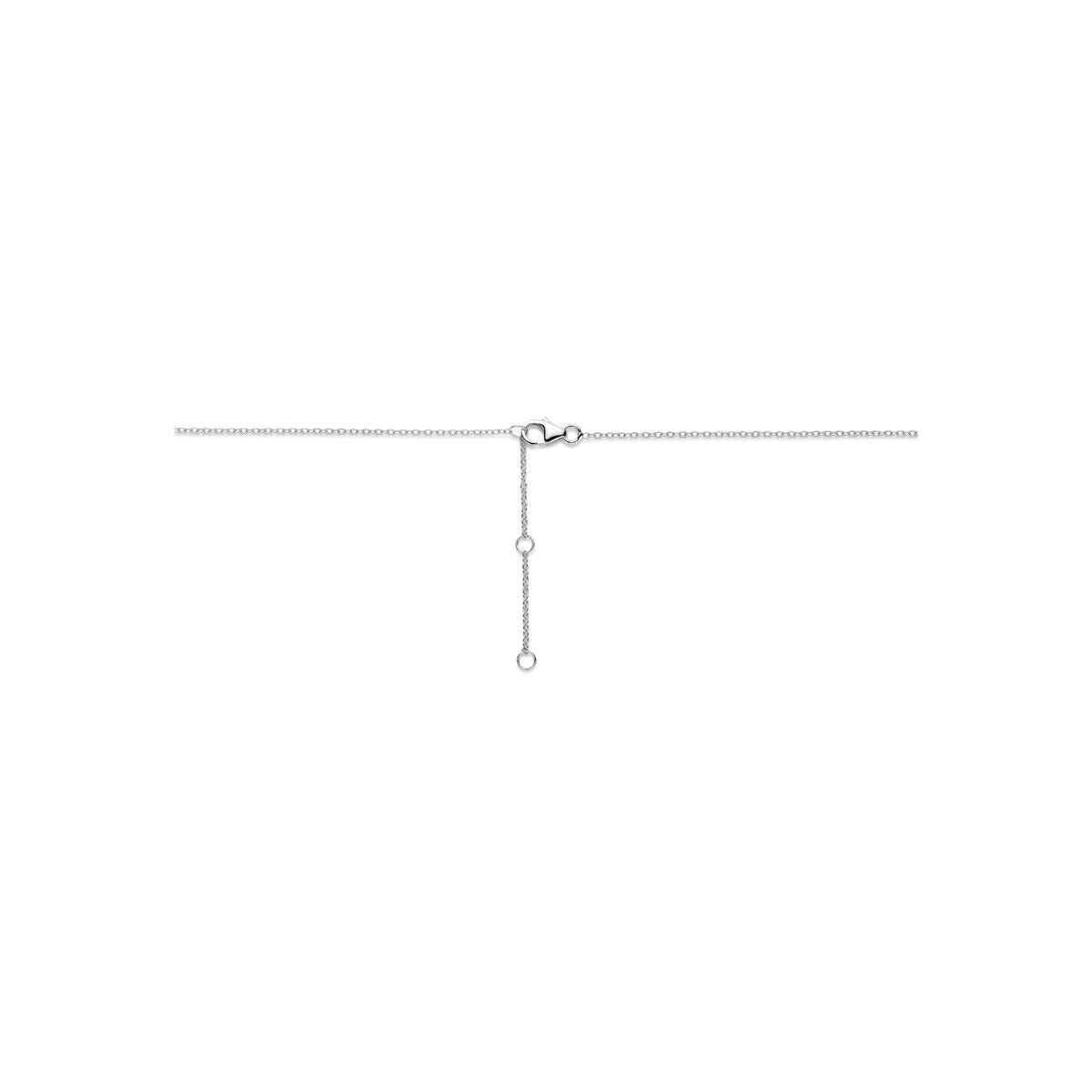Collier en argent 925 avec cœur et zircone