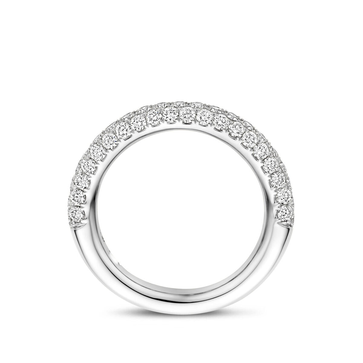bague en or blanc 14k avec diamant 1.24ct