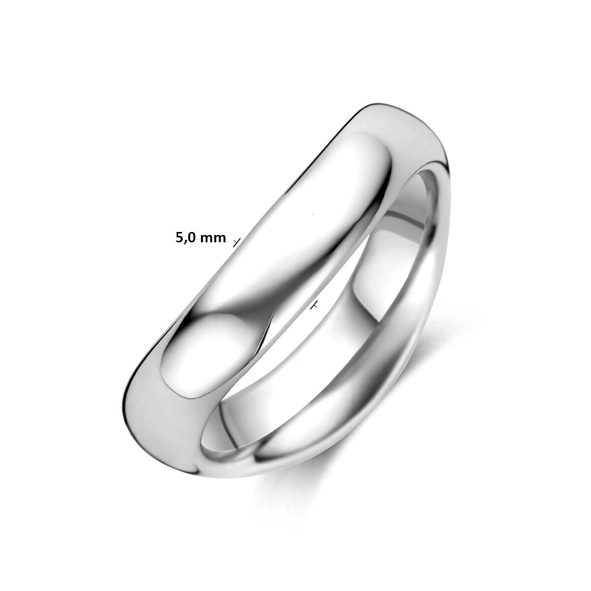 Bague pour femme en argent - rhodiée