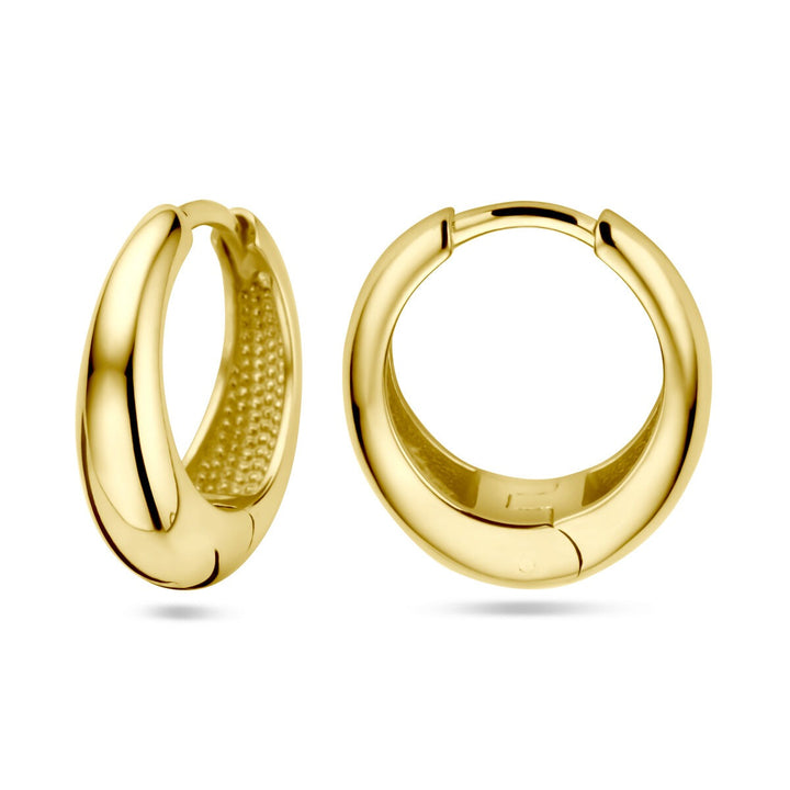 14k gouden dames klapoorringen – 14.5 mm