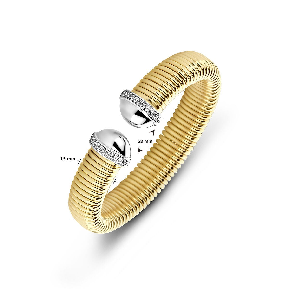 Bracelet en argent 925 avec fermoir en zircone