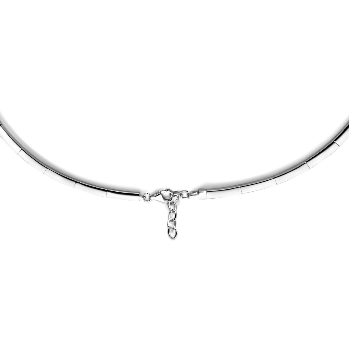 Collier en argent rhodié avec zircone 925
