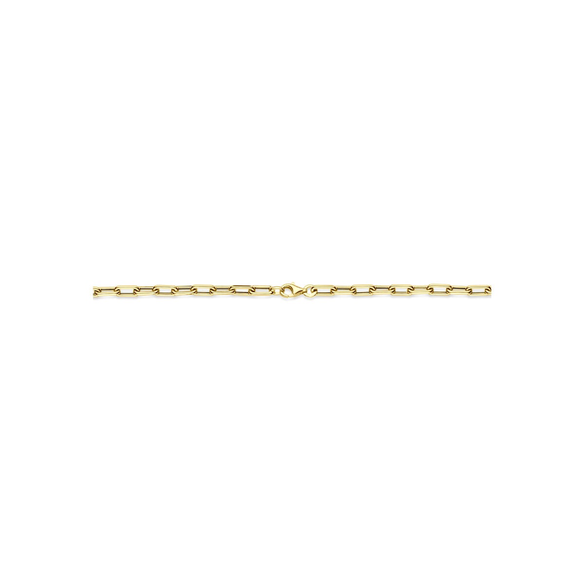 collier en or jaune ancre 14k