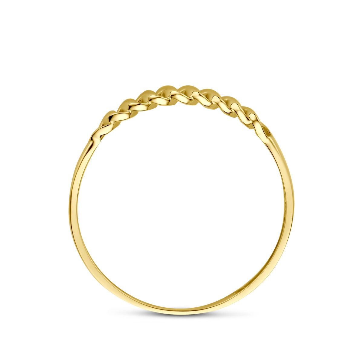 bague en or jaune 4.5mm