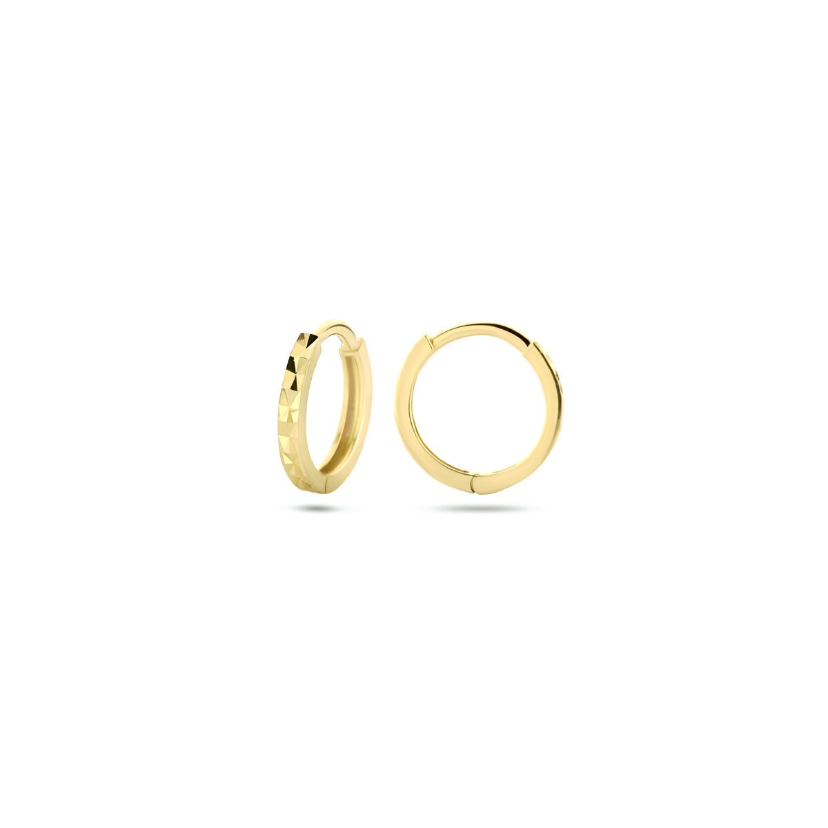 Créoles en or jaune 9k 10.3 mm