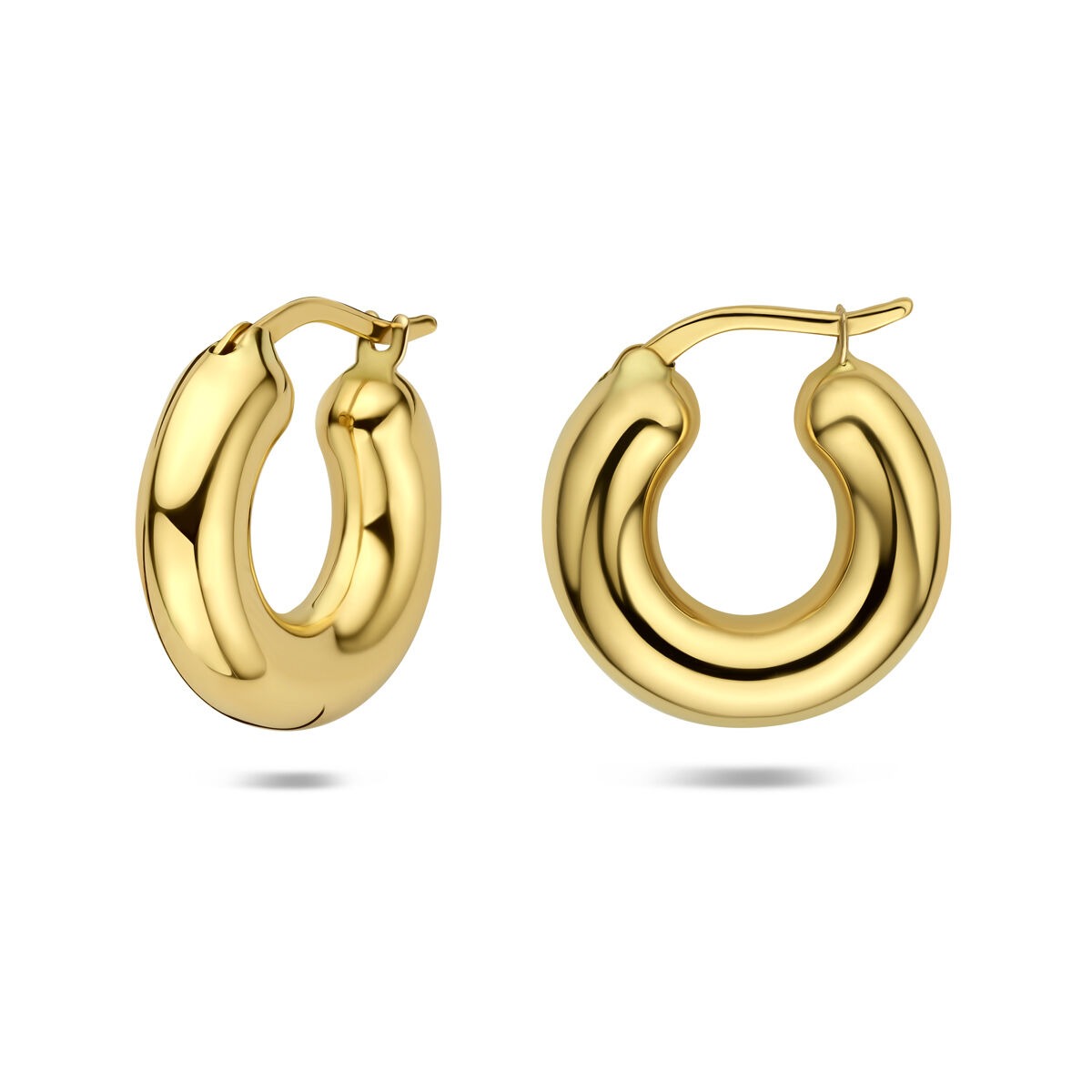 14k Geelgouden oorringen