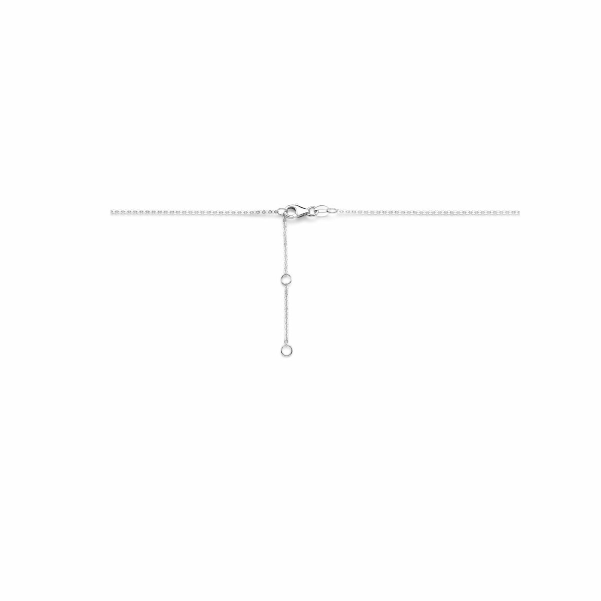 Collier en Or Blanc 14k avec Diamant