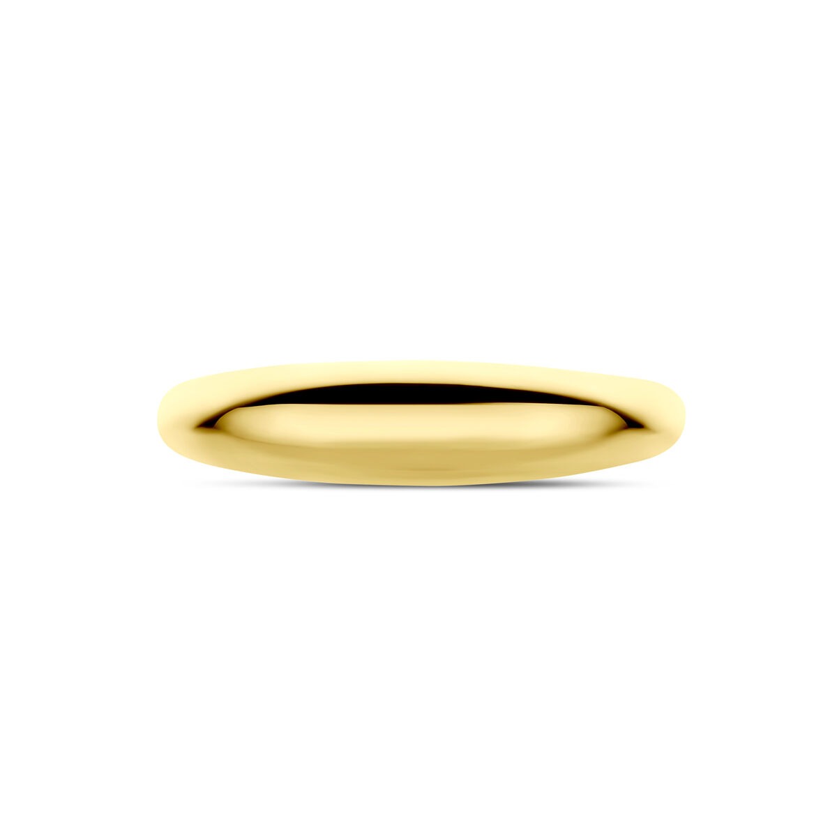 Bague en or jaune 14k – 5 mm de large
