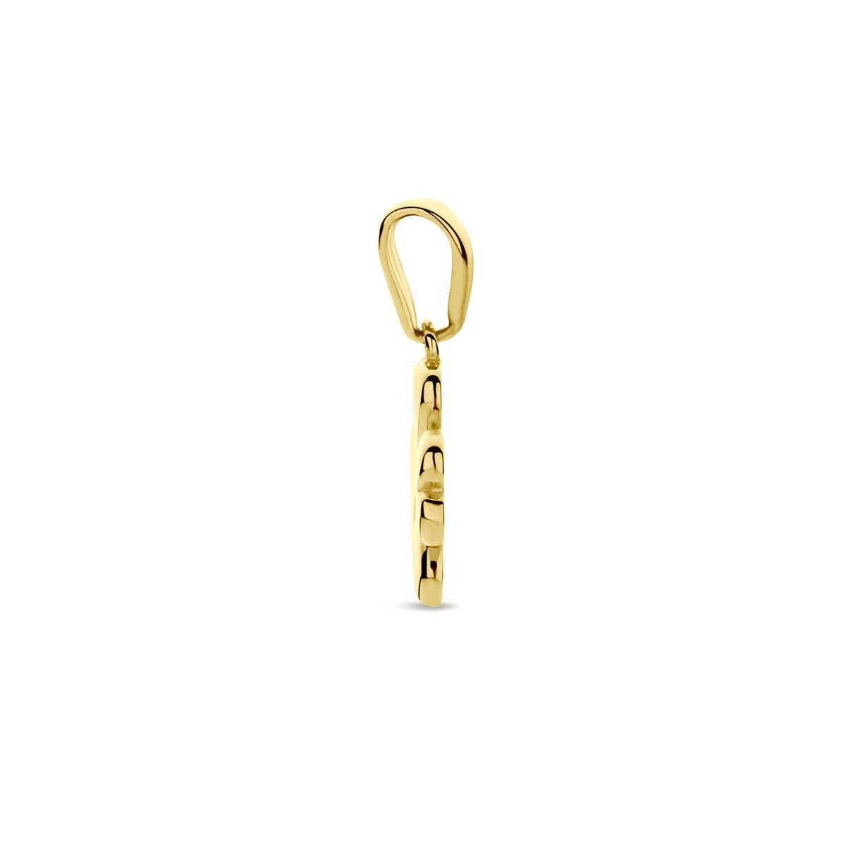pendentif trèfle en or jaune – porte-bonheur en or